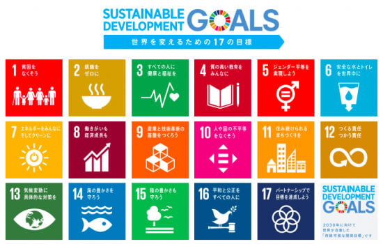 SUSTAINABLE DEVELOPMENT GOALS 世界を変えるための17の目標